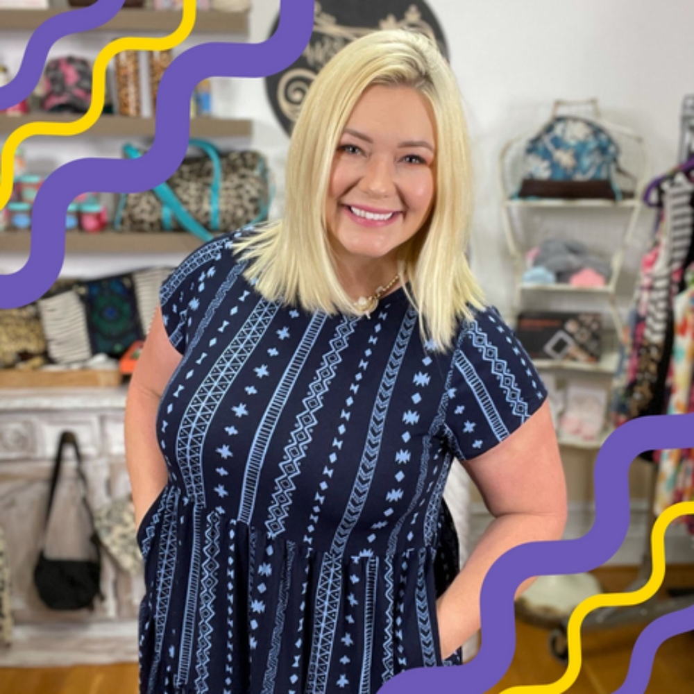 LuLaRoe | Ariel Tiered Dress NWOT L